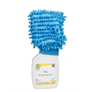 Psik do czyszczenia koni + rękawiczka